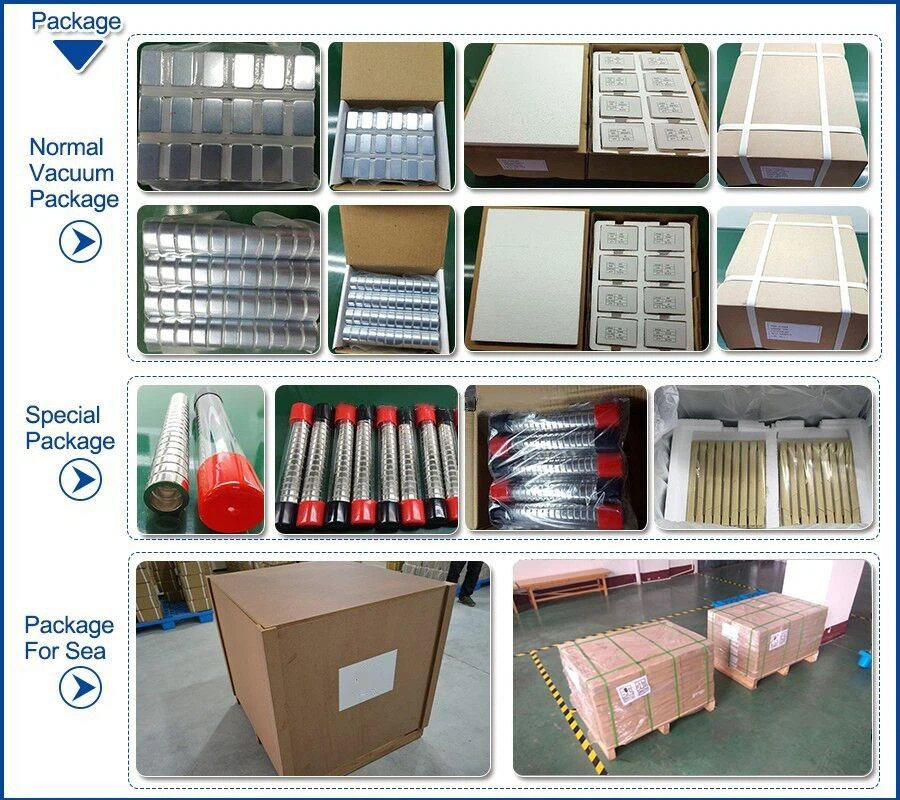 package of Neodymium Block Magnets