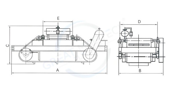 RCDF Self-Cleaning Oil-Cooling Electromagnetic Separator RCDF Self-Cleaning Oil-Cooling Electromagnetic Separator