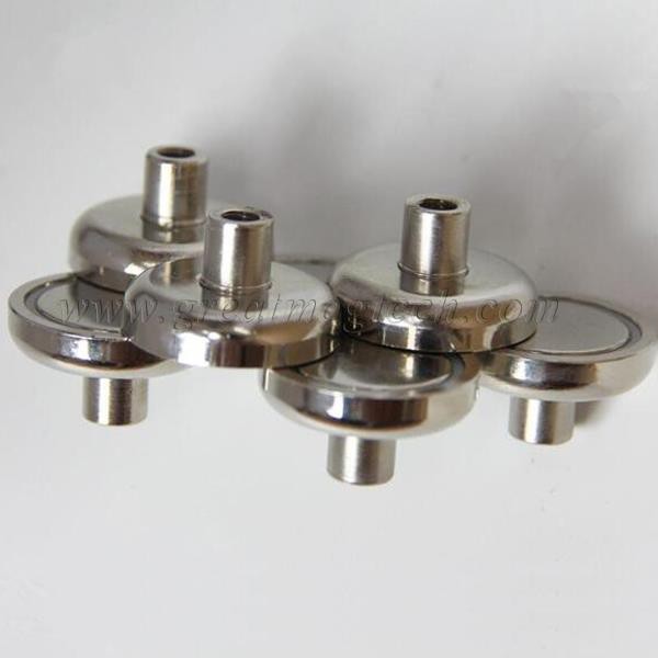 NdFeB pot magnet with internal threaded Stud Holding Magnets