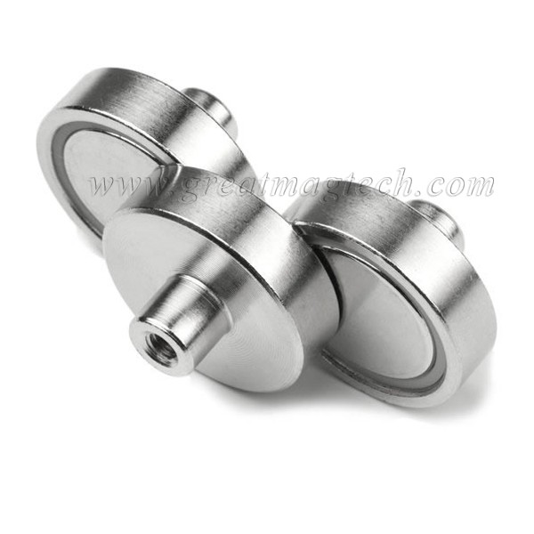 NdFeB pot magnet with internal threaded Stud Holding Magnets